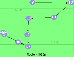 Route >1960m