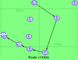 Route >1430m
