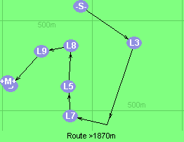Route >1870m