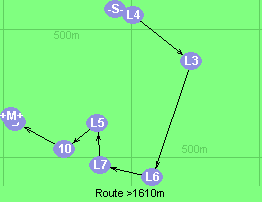 Route >1610m