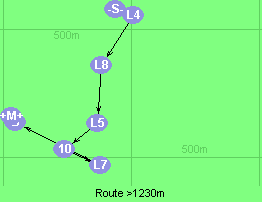 Route >1230m