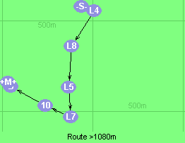 Route >1080m