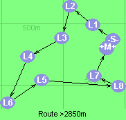 Route >2850m
