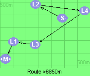 Route >6850m