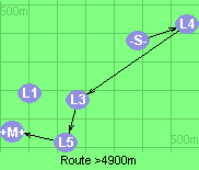 Route >4900m