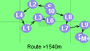 Route >1540m
