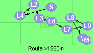 Route >1560m