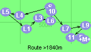 Route >1840m