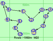 Route >1990m  M20