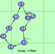 Route >1760m
