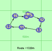 Route >1320m