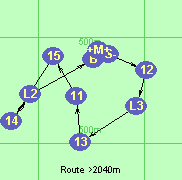 Route >2040m
