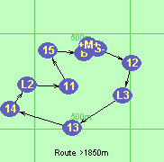 Route >1850m