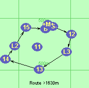 Route >1630m